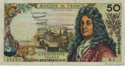 50 Francs RACINE FRANCIA  1962 F.64.01 q.MB