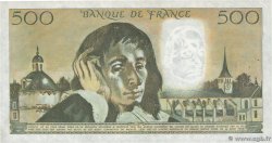 500 Francs PASCAL FRANKREICH  1981 F.71.25 VZ+