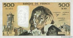 500 Francs PASCAL FRANCIA  1989 F.71.41 q.AU