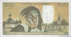 500 Francs PASCAL FRANKREICH  1989 F.71.41 fST