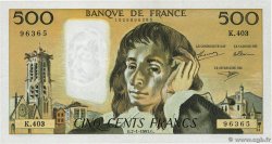 500 Francs PASCAL FRANKREICH  1993 F.71.51 fST