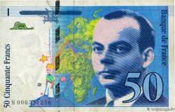 50 Francs SAINT-EXUPÉRY FRANCE  1992 F.72.01aN F