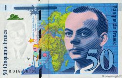 50 Francs SAINT-EXUPÉRY modifié FRANKREICH  1994 F.73.01c VZ