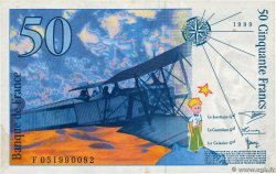 50 Francs SAINT-EXUPÉRY modifié FRANCIA  1999 F.73.05 q.SPL