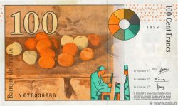 100 Francs CÉZANNE FRANCE  1998 F.74.02 XF-