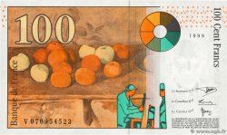 100 Francs CÉZANNE FRANCIA  1998 F.74.02 q.FDC