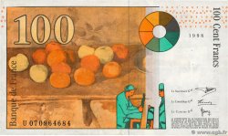 100 Francs CÉZANNE FRANKREICH  1998 F.74.02 fVZ
