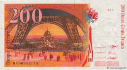 200 Francs EIFFEL FRANCE  1995 F.75.01 TTB+