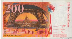 200 Francs EIFFEL FRANCE  1996 F.75.03a AU