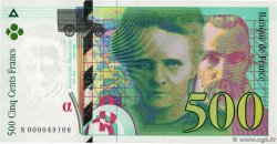 500 Francs PIERRE ET MARIE CURIE FRANCIA  1994 F.76.01 EBC
