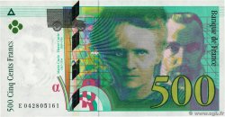 500 Francs PIERRE ET MARIE CURIE FRANCE  1998 F.76.04 pr.SUP