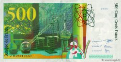 500 Francs PIERRE ET MARIE CURIE FRANCIA  1998 F.76.04 MBC+