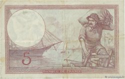 5 Francs FEMME CASQUÉE modifié Grand numéro FRANCIA  1940 F.04.18 BB