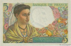 5 Francs BERGER Grand numéro FRANCIA  1947 F.05.07a SPL