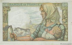 10 Francs MINEUR Grand numéro FRANKREICH  1949 F.08.22a fVZ