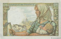 10 Francs MINEUR Grand numéro FRANKREICH  1949 F.08.22a VZ+