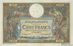 100 Francs LUC OLIVIER MERSON sans LOM Numéro spécial FRANCE  1919 F.23.11 TTB
