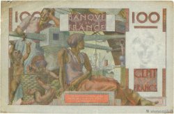 100 Francs JEUNE PAYSAN Grand numéro FRANKREICH  1954 F.28.43a fVZ