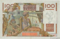 100 Francs JEUNE PAYSAN Grand numéro FRANKREICH  1954 F.28.43a VZ+