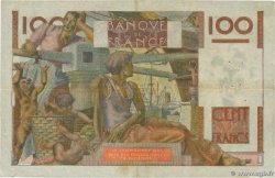 100 Francs JEUNE PAYSAN Grand numéro FRANCE  1954 F.28.43a VF