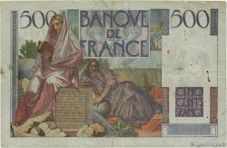500 Francs CHATEAUBRIAND Petit numéro FRANCIA  1945 F.34.01 MB