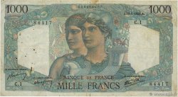 1000 Francs MINERVE ET HERCULE Petit numéro FRANCIA  1945 F.41.01 RC+