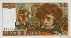 10 Francs BERLIOZ Numéro spécial FRANCIA  1974 F.63.07a q.FDC