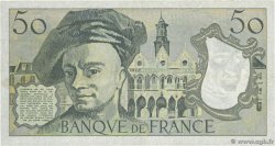 50 Francs QUENTIN DE LA TOUR Grand numéro FRANCE  1992 F.67.19b SUP