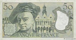 50 Francs QUENTIN DE LA TOUR Grand numéro FRANCE  1992 F.67.19d VF