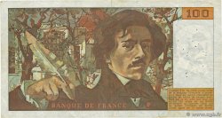 100 Francs DELACROIX Petit numéro FRANCE  1978 F.68.01A1 TB