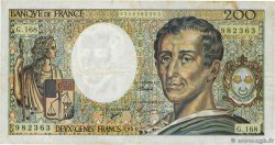 200 Francs MONTESQUIEU Modifié Grand numéro FRANCE  1994 F.70/2.02 TB+