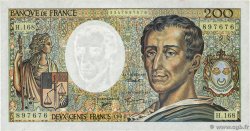 200 Francs MONTESQUIEU Modifié Grand numéro FRANCE  1994 F.70/2.02 XF