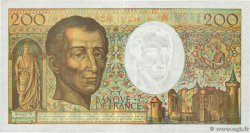 200 Francs MONTESQUIEU Modifié Grand numéro FRANCIA  1994 F.70/2.02 MBC