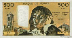 500 Francs PASCAL Numéro spécial FRANCIA  1976 F.71.15a BB