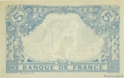 5 Francs BLEU Numéro spécial FRANCE  1912 F.02.07 SUP+