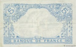 5 Francs BLEU Numéro spécial FRANCE  1915 F.02.34 VF