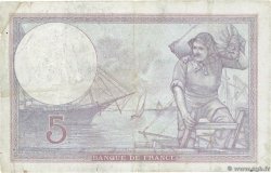 5 Francs FEMME CASQUÉE modifié Numéro spécial FRANCE  1940 F.04.15 TB
