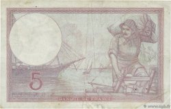 5 Francs FEMME CASQUÉE modifié Numéro spécial FRANCE  1940 F.04.17 VF