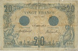 20 Francs BLEU Numéro spécial FRANCIA  1912 F.10.02 B