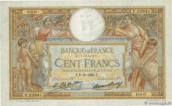 100 Francs LUC OLIVIER MERSON grands cartouches Numéro spécial FRANCE  1928 F.24.07 XF+