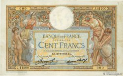 100 Francs LUC OLIVIER MERSON grands cartouches Numéro spécial FRANCE  1933 F.24.12 TTB