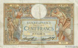 100 Francs LUC OLIVIER MERSON grands cartouches Numéro spécial FRANCIA  1935 F.24.14 BC