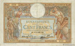 100 Francs LUC OLIVIER MERSON type modifié Numéro spécial FRANCE  1939 F.25.46 TB