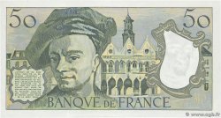 50 Francs QUENTIN DE LA TOUR Fauté FRANCIA  1983 F.67.09 FDC