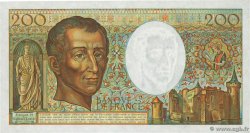 200 Francs MONTESQUIEU Fauté FRANKREICH  1981 F.70.01 fST+