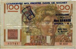 100 Francs JEUNE PAYSAN FRANCE regionalismo e varie  1951 F.28.29a SPL