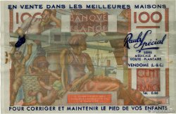 100 Francs JEUNE PAYSAN FRANCE Regionalismus und verschiedenen  1952 F.28.32a VZ
