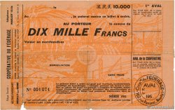 10000 Francs FRANCE regionalismo e varie  1951  MB