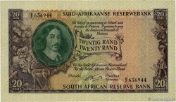 20 Rand SOUTH AFRICA  1962 P.108A XF+