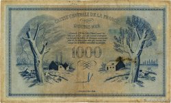 1000 Francs Phénix AFRIQUE ÉQUATORIALE FRANÇAISE  1944 P.19a MB